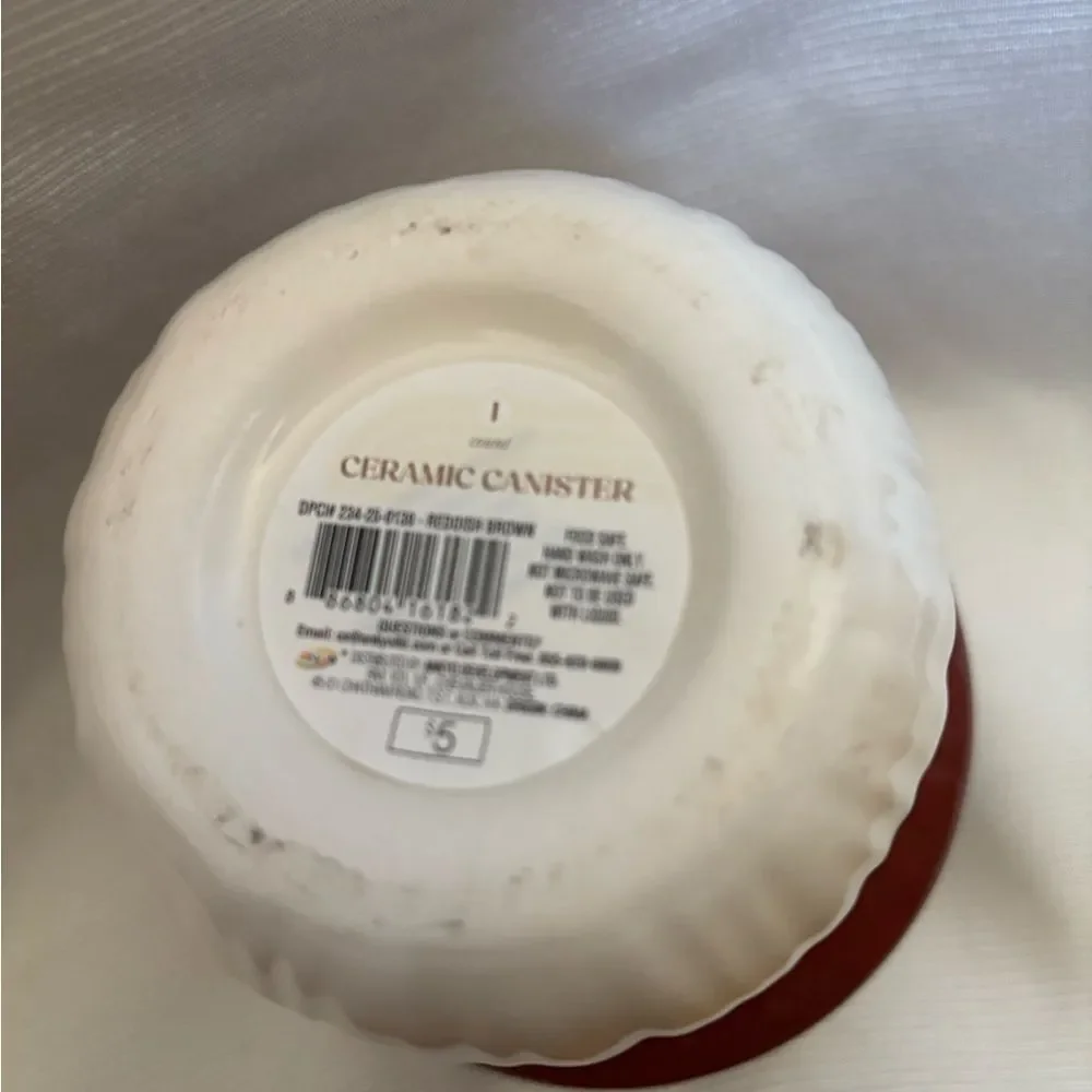 Red and White Ceramic Mushroom Decor
